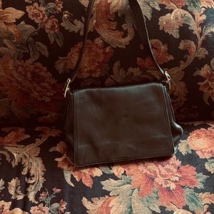 Black Leather Authentic Coach Purse